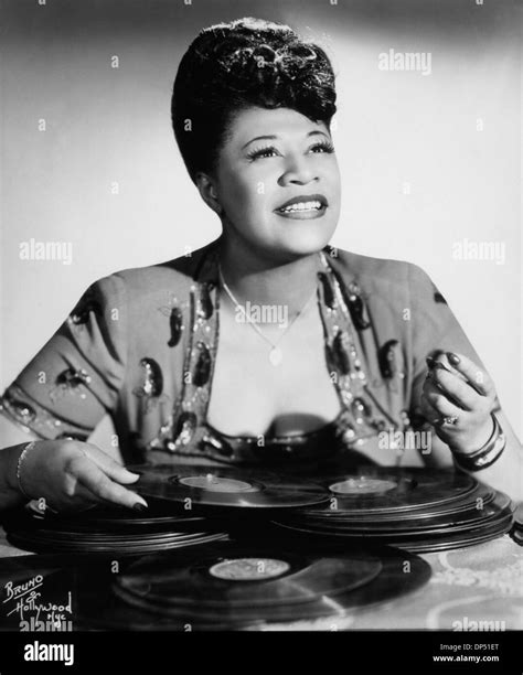 Ella Fitzgerald 1917 1996 American Jazz And Blues Singer Portrait