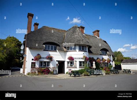 Thatched Pub Public House Country Pub Thatched Roof Hi Res Stock