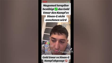 Kampf Zwischen Gold Umar Vs Sinan G Abgesagt 🚫😱 Goldumar Sinang