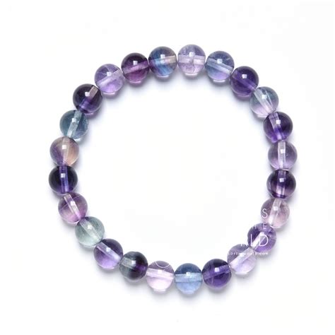 Fluorite Bead Bracelet Crystals Of The World