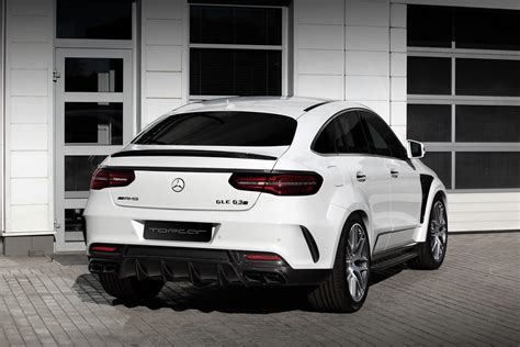 White Mercedes Gle Coupe S With Topcar Inferno Kit Has Carbon Details