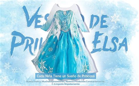 YOSICIL Princesa Disfraz De Princesa Frozen Elsa Disfraces De Princesa