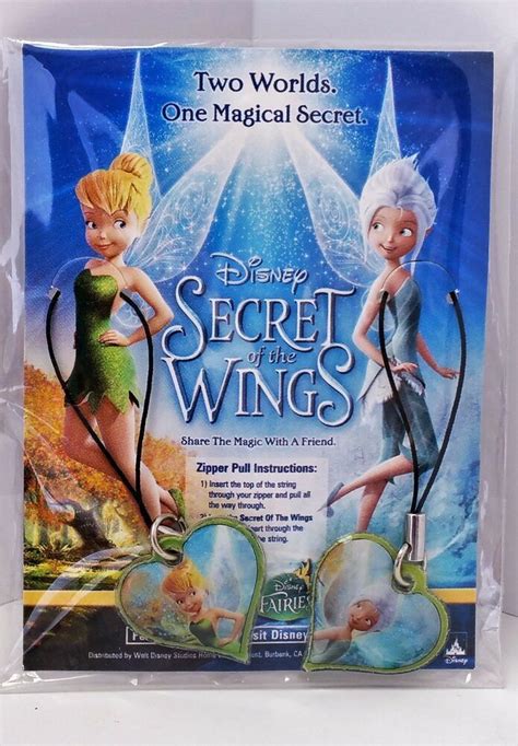 Disney Secret Of The Wings Zipper Pull Movie Promotion Tinkerbell Periwinkle New Ebay Secret