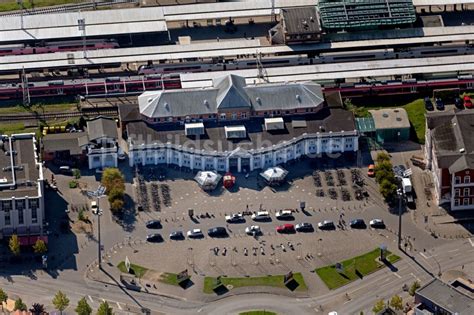 Luftbild Rostock Hauptbahnhof Der Deutschen Bahn In Rostock Im