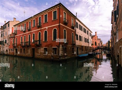 Old building on canal in Venice Stock Photo - Alamy