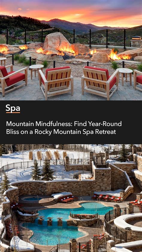 Indulge in a Rocky Mountain Spa Break | Marriott Bonvoy Traveler | Spa ...