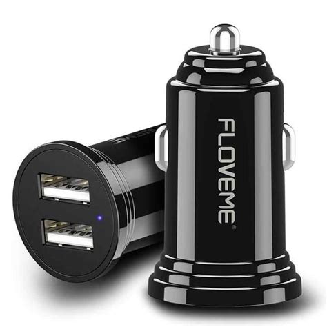 FLOVEME LED 2 4A Dual USB Car Charger For Mobile Phone Tablet GPS USB