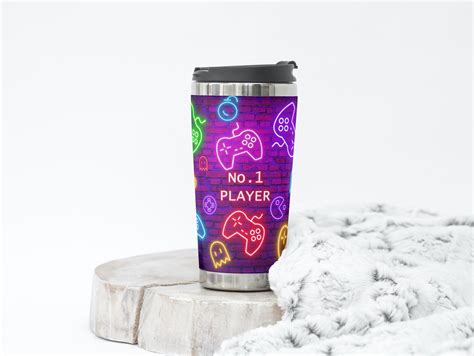 No 1 Player Gamer Sublimation Tumbler Wrap Gamer Sublimation Design 20