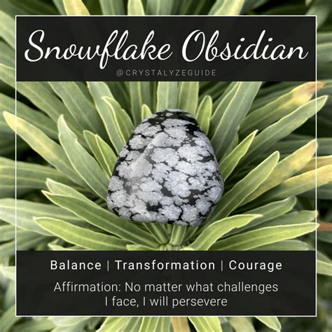 Snowflake Obsidian Meaning Properties Chakras Crystalyze