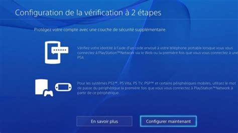 Comment activer la double sécurité sur son compte PlayStation MCE TV