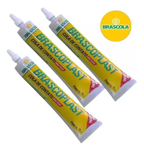 Cola Contato Brascoplast St G Kit Unidades Parcelamento Sem