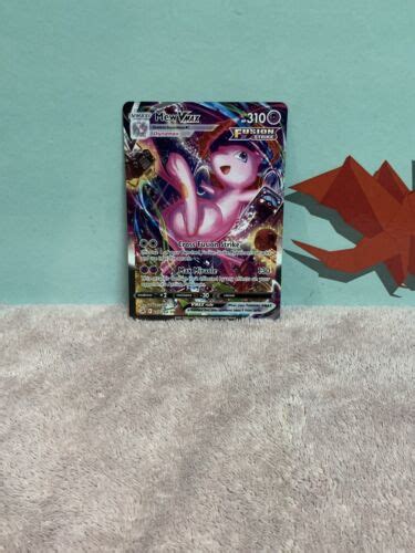 Pok Mon Tcg Mew Vmax Fusion Strike Holo Secret Rare Ebay