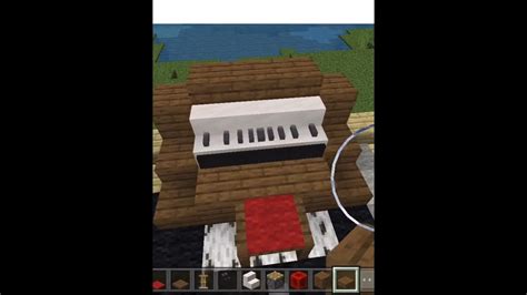 Building A Piano In Minecraft Tutorial Youtube