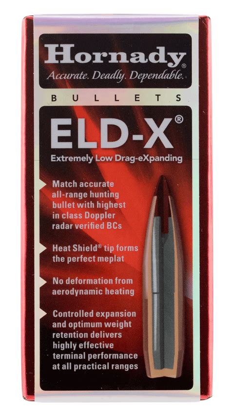 Hornady 24550 ELD X 6mm 243 103 GR 100 Box GunStuff