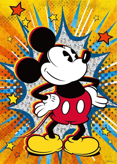 Ravensburger Puzzle Retro Mickey Teile Puzzle F R