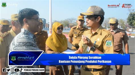 Sekda Pinrang Serahkan Bantuan Penunjang Produksi Perikanan YouTube