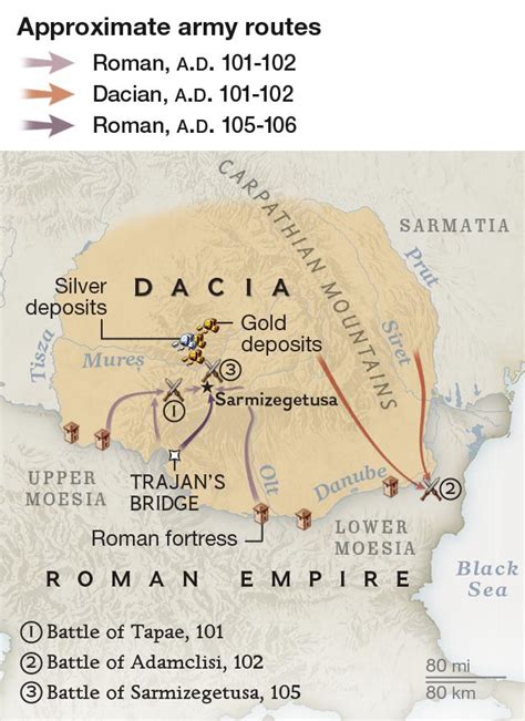 Trajan Rome Map