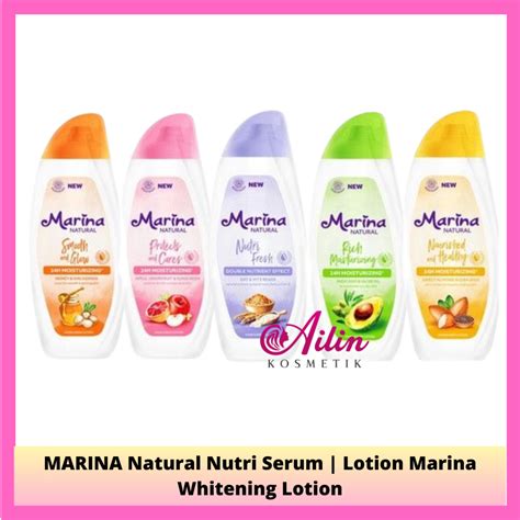 Jual Ailin Marina Natural Nutri Serum 95 Ml 500 Ml Lotion Marina