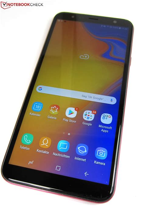 Смартфон Samsung Galaxy J4 Plus 2018 Краткий обзор от Notebookcheck