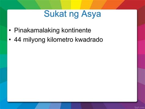 Kontinente Ng Asya Ppt