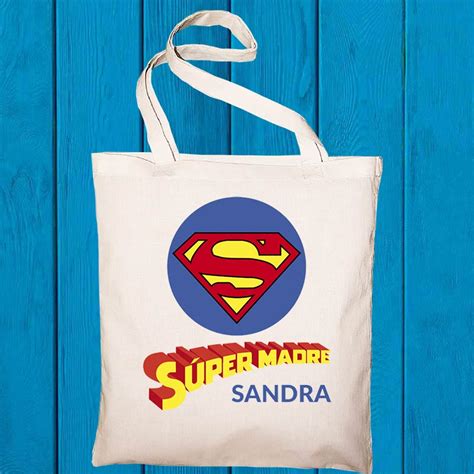 Bolsa tote personalizada Súpermadre Calledelregalo es