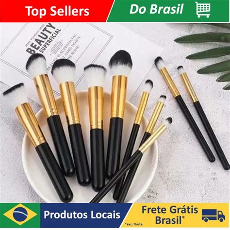 Dafushop Kit Pinceis De Maquiagem Pinceis Esfumar Contorno Kabuki