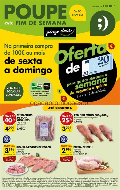 Antevis O Folheto Pingo Doce Fim De Semana Promo Es Outubro A