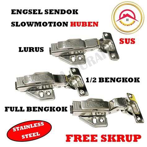 Jual Telah Hadir Engsel Huben Stainless Steel Engsel Sendok Slowmotion