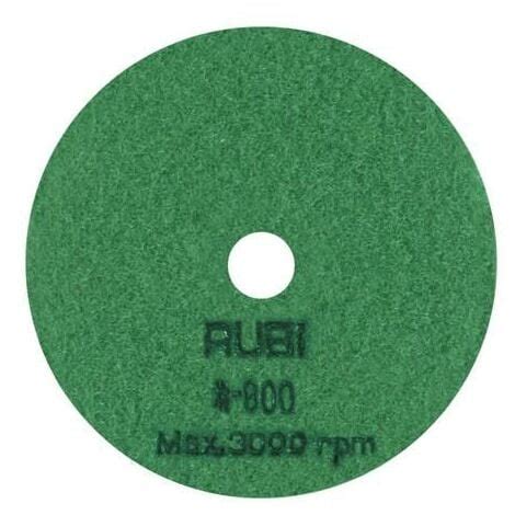 RUBI 62974 Disco Flexible Diamantado Para Pulir 100 Mm Grano 800