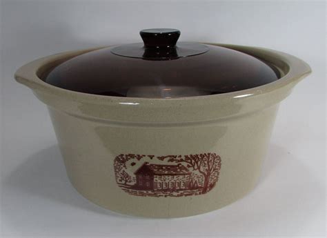 Vintage Amana Radarange Country Cooker Crock Pot Dutch Oven By Western