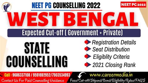 West Bengal Neet Pg Expected Cutoff Marks Wise Rank Wise