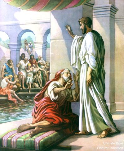 John 5 Bible Pictures Jesus At The Pool Of Bethesda