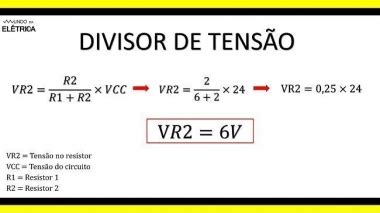 Tensão elétrica e corrente elétrica Cálculo simples