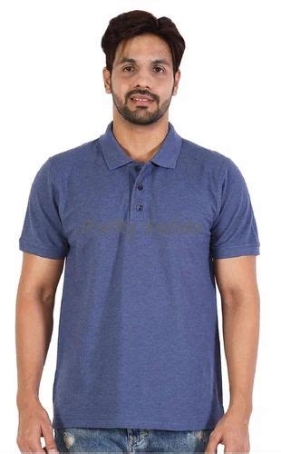 Polo Ruffty Solids Blue T Shirt Half Sleeves Plain At Rs Pack In Pune