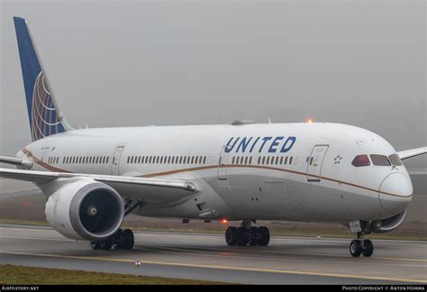 Aircraft Photo Of N35953 Boeing 787 9 Dreamliner United Airlines