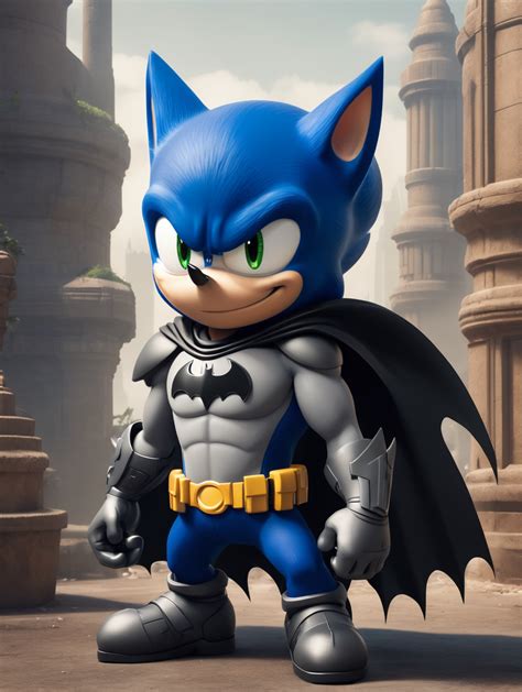 Premium Free Ai Images Ok Make An Image On Sonic Batman