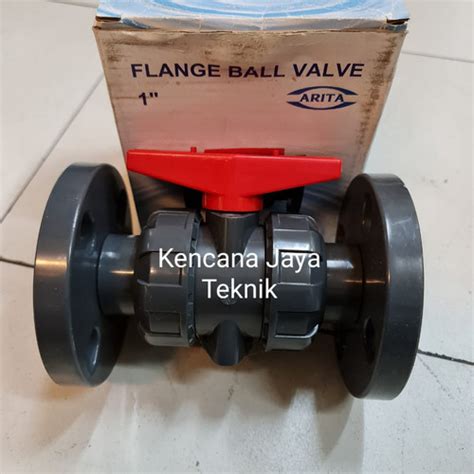 Jual Ball Valve Stop Kran Pvc Flange Jis K Inch Dn