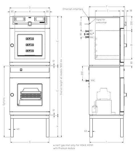 Vacuum Drying Oven Vo Volume Litre