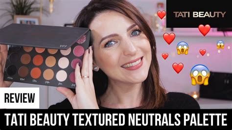 Tati Beauty Textured Neutrals Palette Review Swatches Youtube