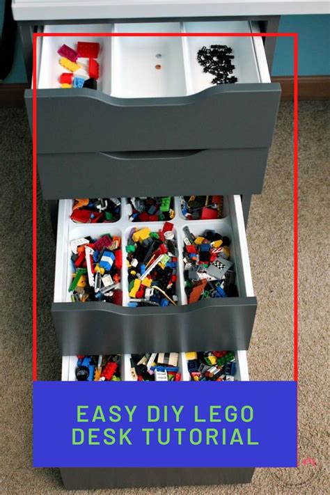 Diy Lego Desk Lego Desk Kids Desk Organization Diy Kids Desk