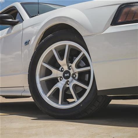 Sve Mustang Fr500 Wheel And Drag Radial Nitto Tire Kit 17x9105 Silver 94 04