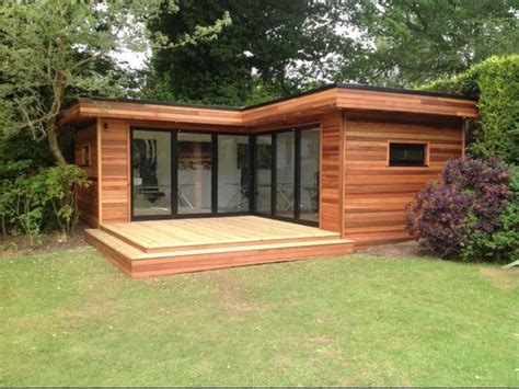 L Shape Contemporary Garden Room Contemporary Garden Rooms Summer