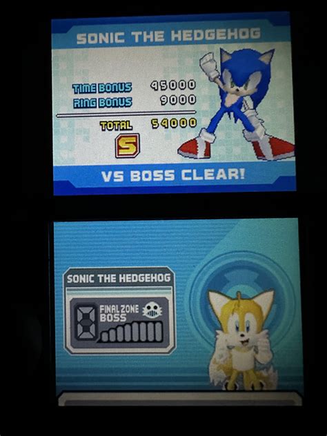 S-Ranked the “final” boss of Sonic Rush as Sonic last night. : r ...