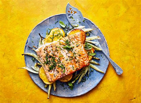 Zalm Met Venkel Sinaasappel En Verse Kruiden Recept Allerhande