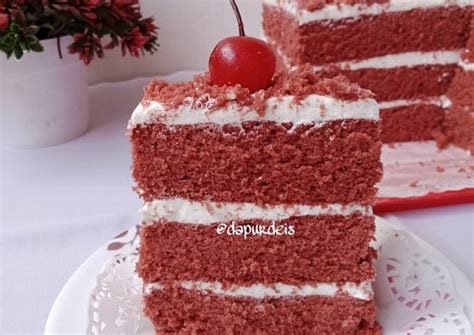 Resep Red Velvet Cake Kukus Oleh Dapur Deis Cookpad