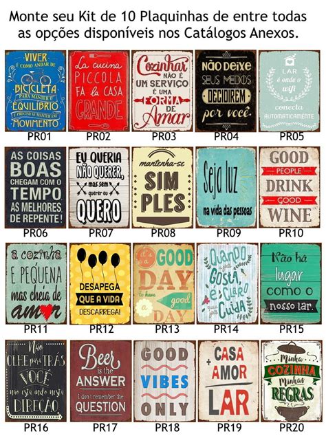 10 Placas Decorativas Frases Motivacionais Elo7