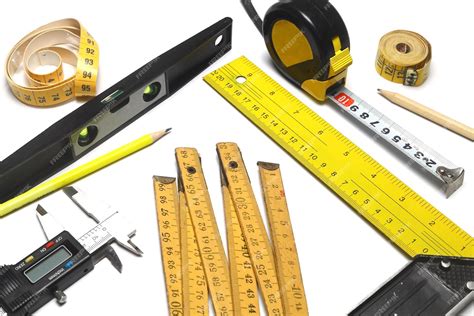 Premium Photo Yellow Measuring Tape For Tool Roulette Or Ruler Tape