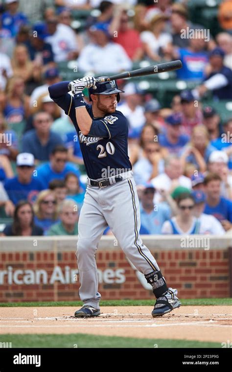 Milwaukee Brewers Catcher Jonathan Lucroy 20 At Bat During A Game