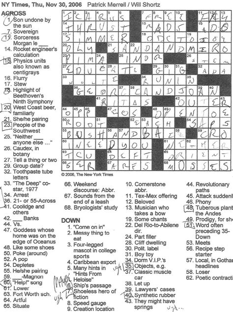 Rex Parker Does The Nyt Crossword Puzzle Thursday Nov Patrick