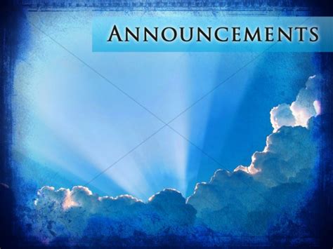 Great Intercessor Church Announcement Background | Sharefaith Media